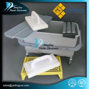 Grout Bucket Grout Tile Rolling puhdistusjärjestelmä sienilasalla